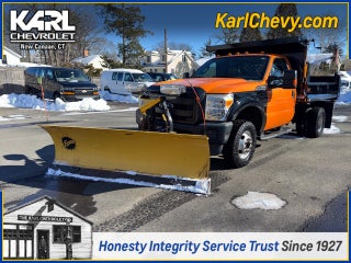 2015 Ford F-350 Chassis XL, Brand NEW 2-3 yard Mason Dump Body, Fisher 8' plow,