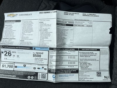 2023 Chevrolet Equinox LT, AWD, Conf.& Conv. Pkg. 1-owner , CPO