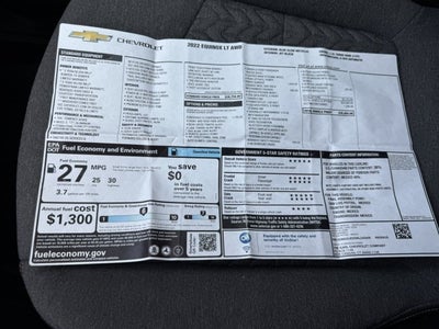 2022 Chevrolet Equinox LT, AWD, Conv.&Confid. Pkg, Adv. Safety Pkg, Info. Pkg